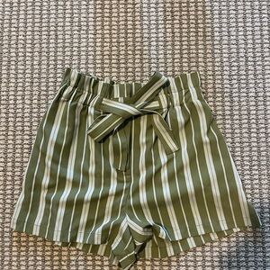 Forever 21 High Waist Green Shorts